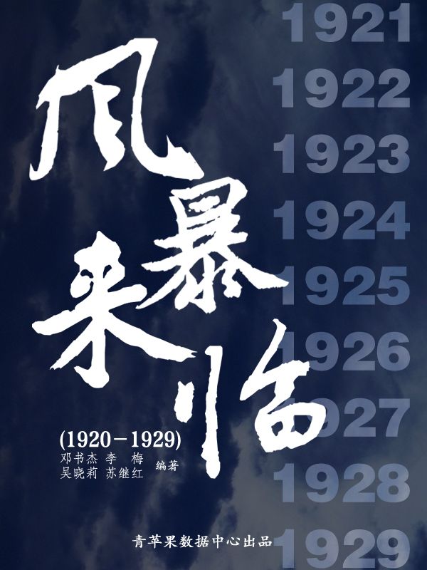 风暴来临（1920－1929） (中国历史大事详解丛书 3)