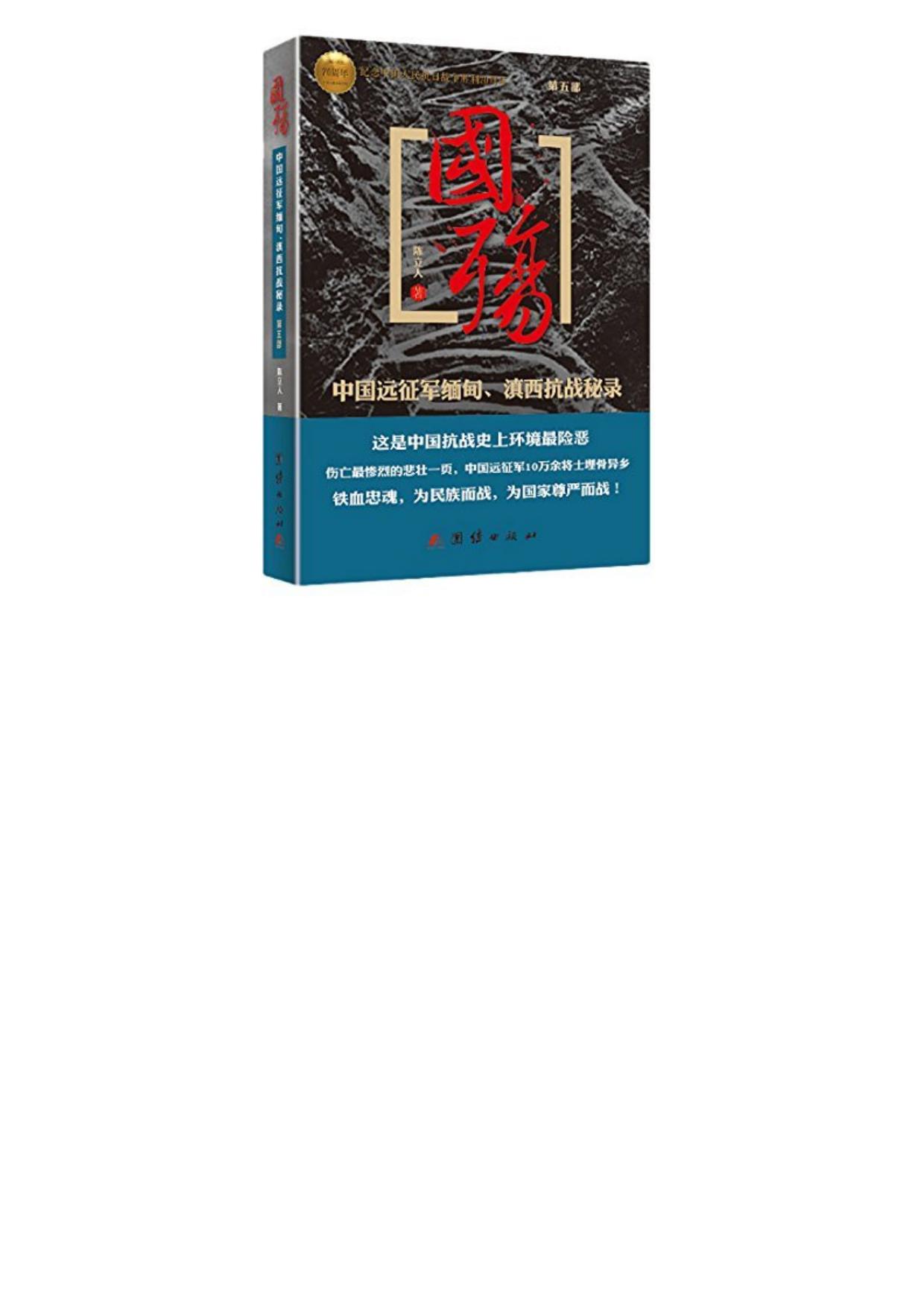 国殇(第5部):中国远征军缅甸、滇西抗战秘录（插图版）