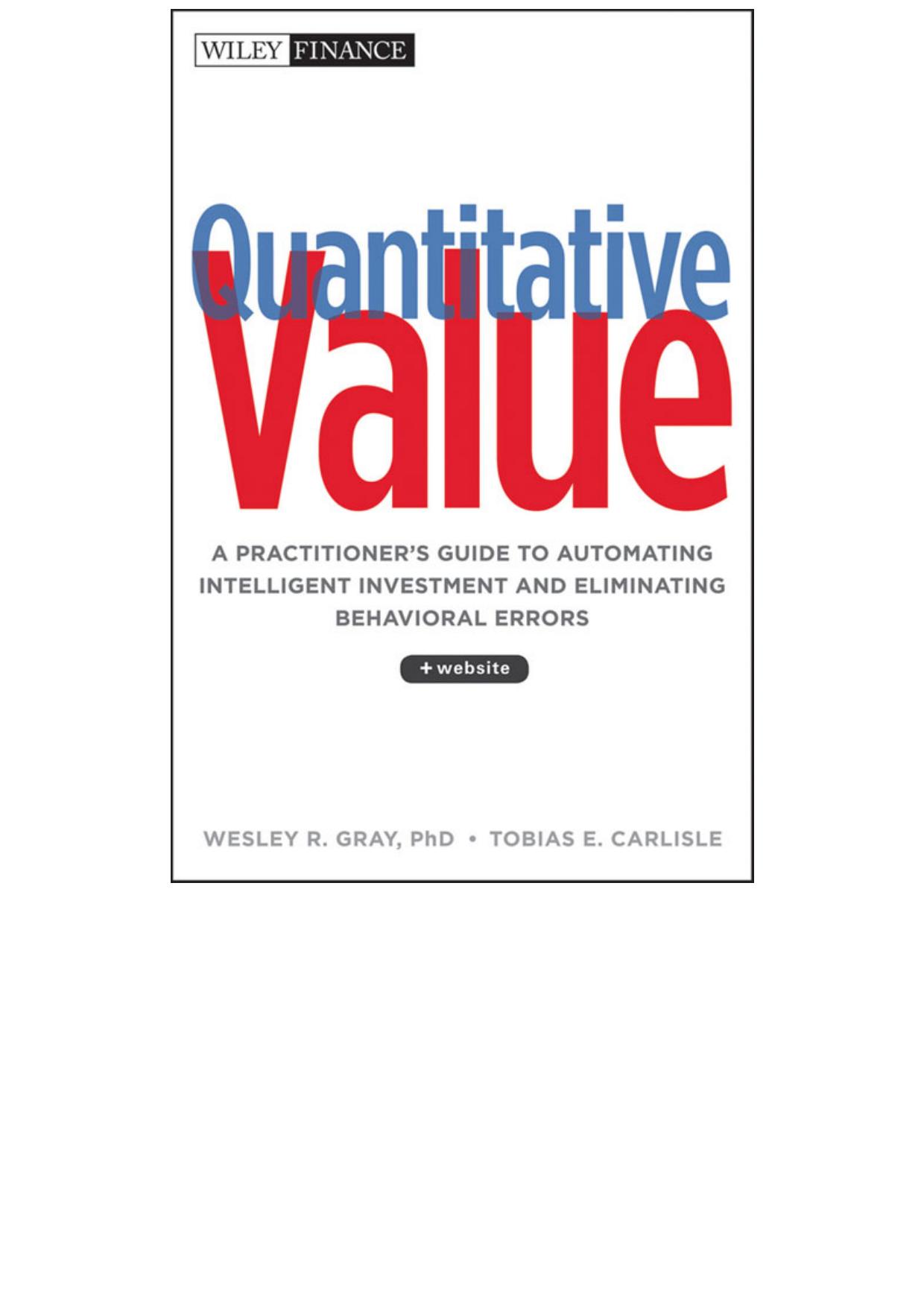 Quantitative Value