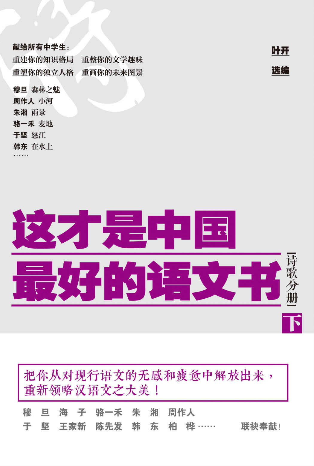 这才是中国最好的语文书（诗歌分册）下