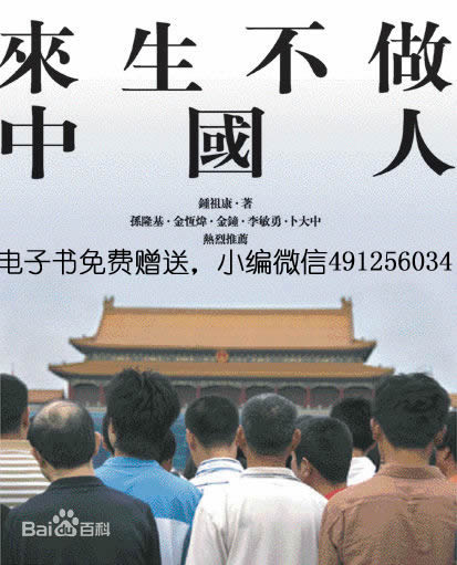 钟祖康《来生不做中国人》